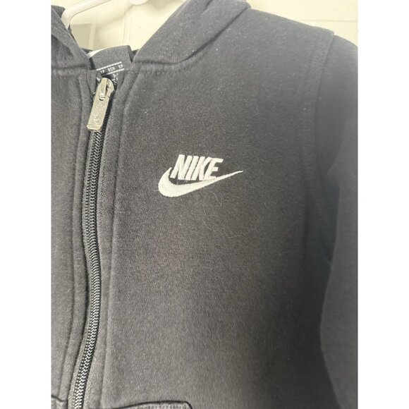 Nike Boys Lot Of 2 Sweatshirts Black Full Zip & Red Crewneck Pullover Side 4 XS - Picture 7 of 12